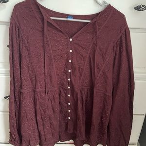 Old Navy Women’s Long Sleeve Blouse